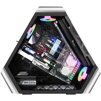  Корпус JONSBO TR03-G Silver glass panel 