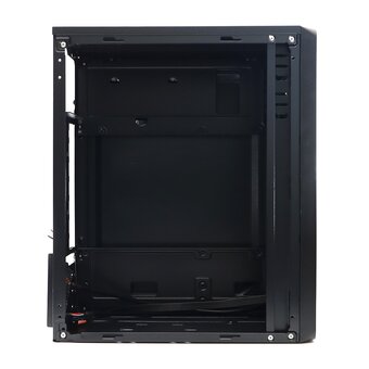  Корпус BaseTech M3401 (BT-M3401-450W-B), mATX, Mini-Tower, черный, 450 Вт 
