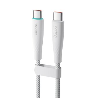  USB кабель Deppa 72546 Fly Type-C-Type-C 60Вт White (1,2м) 