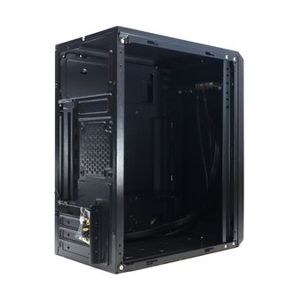  Корпус BaseTech M3401 (BT-M3401-450W-B), mATX, Mini-Tower, черный, 450 Вт 