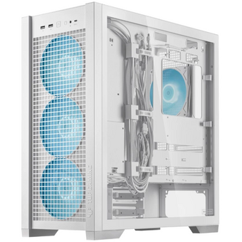  Корпус ASUS Tuf Gaming GT302 TG ARGB White (90DC00I3-B19000) GT302/ARGB Fans/WHT 