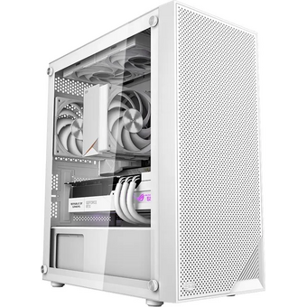 Корпус PCCOOLER C3B310 WH, Mesh Mid Tower, White, TG, no fans mATX, mITX 1x2.5", 2x3.5", 5xPCI (без БП) 
