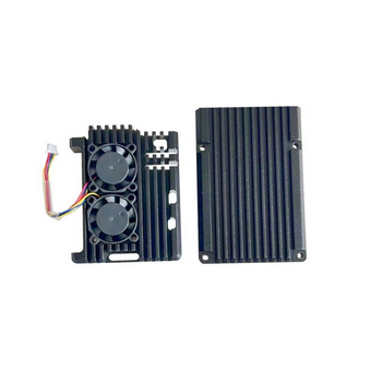  Корпус ACD RA787 Metal Aluminum Case with Four-line Double Fans for Raspberry Pi 5 