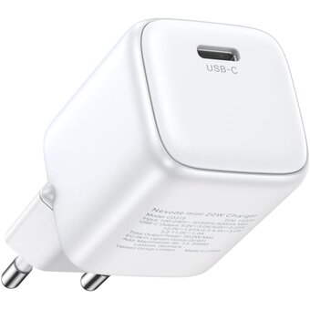  СЗУ Ugreen CD319 (15326) Nexode Mini USB-C 30W PD GaN Fast Charger EU white 