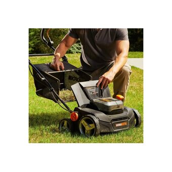  Газонокосилка Worx WG855E.9 без АКБ 