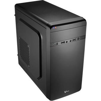  Корпус FORMULA (AEROCOOL) QS-180 black MiniTower (mATX, без БП, USB2.0+USB3.0) 