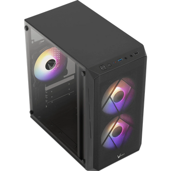  Корпус Formula V Line CS-107 Plus (Cs-107 Plus Black) mATX USB3.0x1/USB2.0x1/audio 