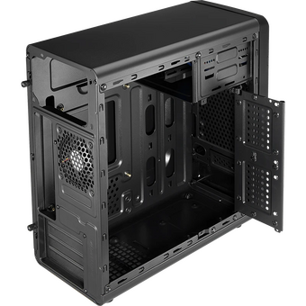 Корпус FORMULA (AEROCOOL) QS-180 black MiniTower (mATX, без БП, USB2.0+USB3.0) 