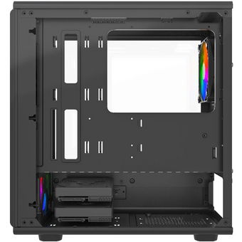  Корпус Powercase Mistral Micro C4B ARGB (CMMCB-A4), Tempered Glass, 4x 120mm ARGB PWM Fan, чёрный, mATX 