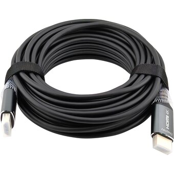  Кабель аудио-видео Cactus CS-HDMI-AOC-2-10 HDMI(m)/HDMI(m) 10м позолоч.конт. черный 
