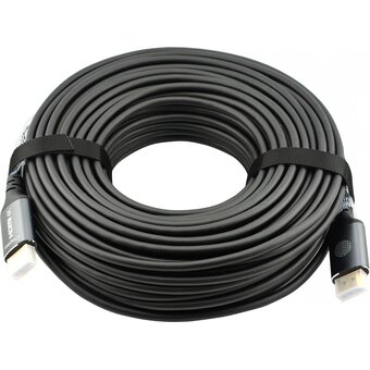 Кабель аудио-видео Cactus CS-HDMI-AOC-2-30 HDMI(m)/HDMI(m) 30м позолоч.конт. черный 