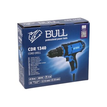  Дрель-шуруповерт Bull CDR 1340 (1333409) 