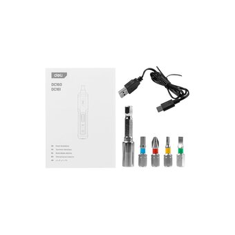  Отвертка аккумуляторная Deli DC160 