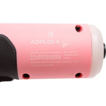  Отвертка аккумуляторная DCA ADPL05-5 (Type D) pink 