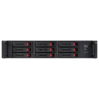  Корпус EXEGATE Pro 2U650-HS09/2U-1000ADS (EX296379RUS), 2U, 1000 Вт, черный 