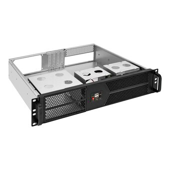  Корпус ExeGate Pro 2U400-04 EX297726RUS (RM 19", высота 2U, глубина 400, без БП, 2*USB) 