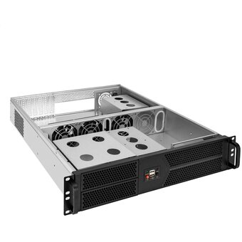  Корпус ExeGate Pro 2U550-04 EX297732RUS (RM 19", высота 2U, глубина 550, без БП, 2*USB) 