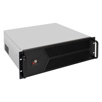  Корпус ExeGate Pro 3U450-12 EX298407RUS (RM 19", высота 3U, глубина 450, БП 2U-400ADS, 2*USB) 