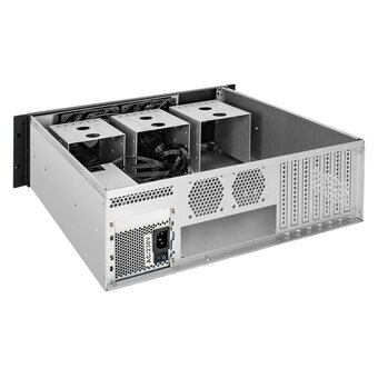  Корпус ExeGate Pro 3U450-12 EX298409RUS (RM 19", высота 3U, глубина 450, БП 2U-600ADS, 2*USB) 