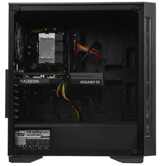  ПК iRU Game 520B5G (2061477) AMD Ryzen 5 5600, DDR4 16ГБ, 512ГБ(SSD), nVidia Radeon RX 6600 - 8 ГБ, Free DOS, черный 