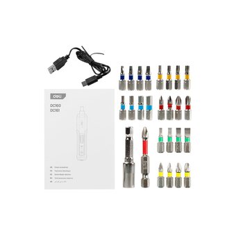  Отвертка аккумуляторная Deli DC161 