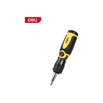  Отвертка многофункциональная с трещоткой Deli DL260113 13-в-1 