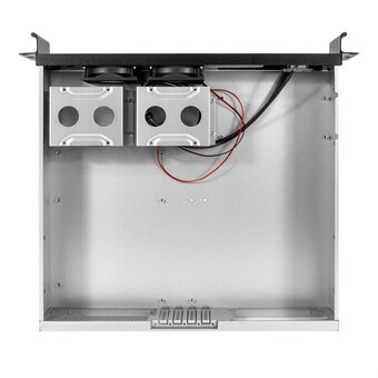  Корпус ExeGate Pro 2U400-04AL EX297727RUS (RM 19", высота 2U, глубина 400, передняя панель - алюминий, без БП, 2*USB) 