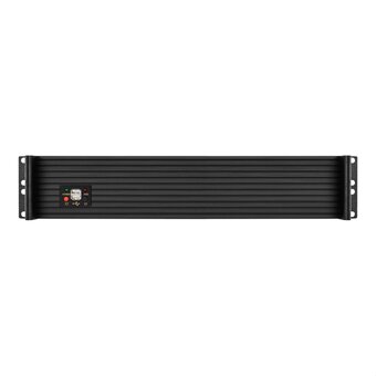  Корпус ExeGate Pro 2U400-04AL EX297727RUS (RM 19", высота 2U, глубина 400, передняя панель - алюминий, без БП, 2*USB) 