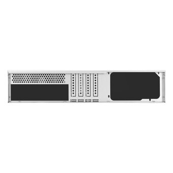  Корпус ExeGate Pro 2U400-04AL EX297727RUS (RM 19", высота 2U, глубина 400, передняя панель - алюминий, без БП, 2*USB) 