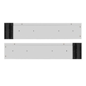  Корпус ExeGate Pro 2U400-04AL EX297727RUS (RM 19", высота 2U, глубина 400, передняя панель - алюминий, без БП, 2*USB) 