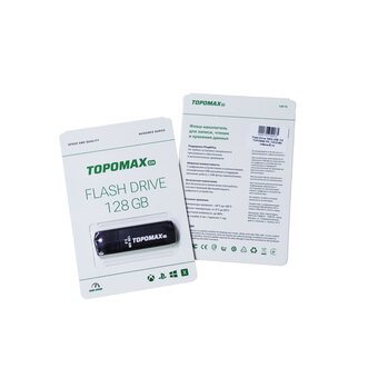  USB-флешка TOPOMAX PK-TG121BK 128G USB 3.0 чёрный нс 