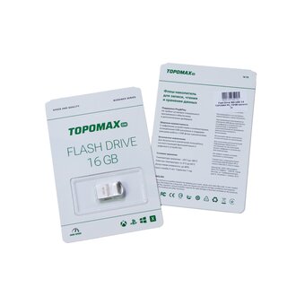  USB-флешка TOPOMAX PK-TG105 16G USB 2.0 металл нс 