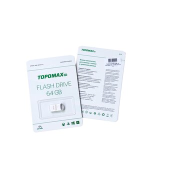  USB-флешка TOPOMAX PK-TG105 64G USB 2.0 металл нс 