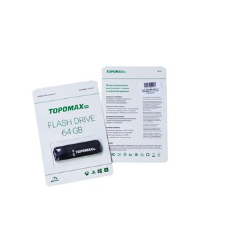  USB-флешка TOPOMAX PK-TG121BK 64G USB 2.0 чёрный нс 