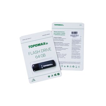  USB-флешка TOPOMAX PK-TG121GY 64G USB 2.0 графит нс 