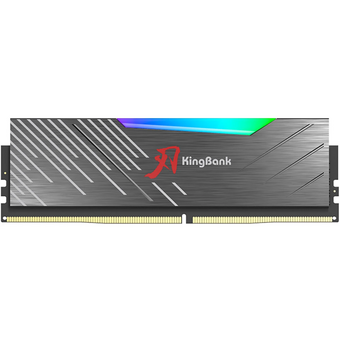  ОЗУ Kingbank KRRB series (K5.01.FLM5ED9402) 32GB (2x16Gb) 6000MHz DDR5 Black Heatsink RGB / Hynix M-die CL30 (30-36-36-76) 