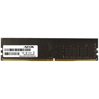  ОЗУ AFOX (AFLD48PH1P/AFLD48PH2P) DDR4 DIMM 8GB PC4-25600, 3200MHz, CL22, 1.2V, 288-Pin, Non-ECC, Un-Buffered 