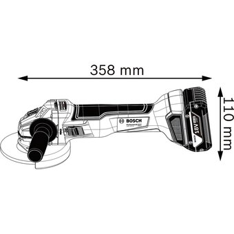  УШМ Bosch GWS 18V-10 Professional (0.601.9J4.002) 