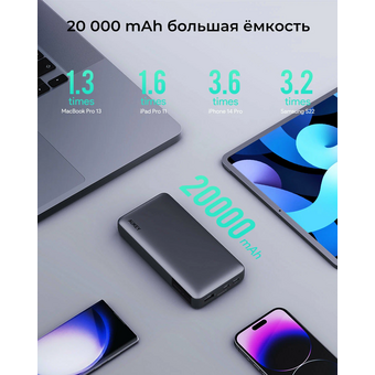  Внешний аккумулятор Aukey Y42 Sprint X 20000 30W 