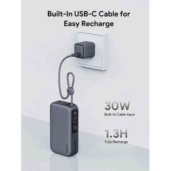  Внешний аккумулятор Aukey Y47 Spark Sling 10000 30W 