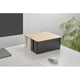  Органайзер Cactus CS-BOX-BL черный/бамбук 