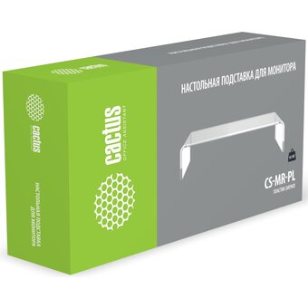  Подставка под монитор Cactus CS-MR-PL прозрачный 