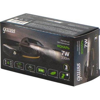  Фонарь налобный Gauss GFL411 черный 