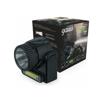  Фонарь налобный Gauss GFL309 черный 