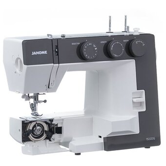  Швейная машина Janome 1522DG белый/серый 