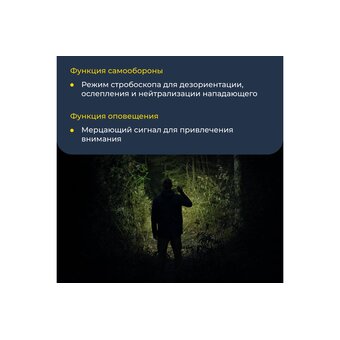  Фонарик HOTO HOE0010GL Flashlight Tactics 2300 