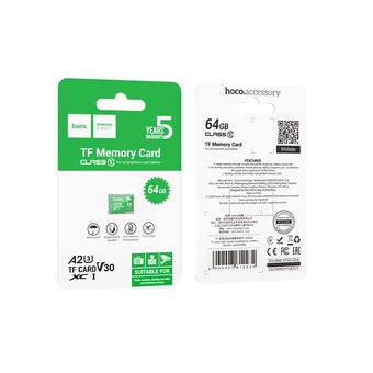  Карта памяти HOCO TF ultra-high-speed surveillance camera memory card 64GB 