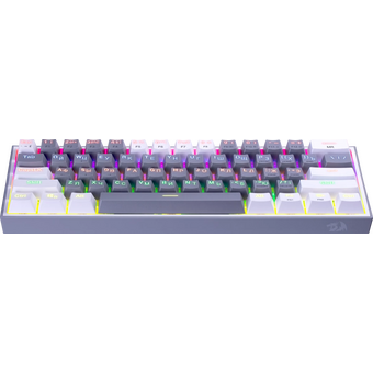  Клавиатура REDRAGON Fizz Rainbow 72602 белый/серый 