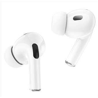  УЦ Наушники bluetooth BOROFONE BW76 Brocade true wireless ANC noise reduction touch screen BT headset белый (плохая упаковка) 