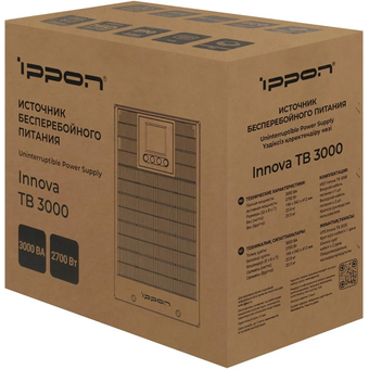  ИБП Ippon Innova TBE 3000 2700Вт 3000ВА черный 